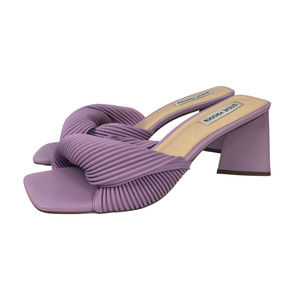 Steve Madden | Shoes | Steve Madden Evela Sandal Purple Square Toe Sz |  Poshmark
